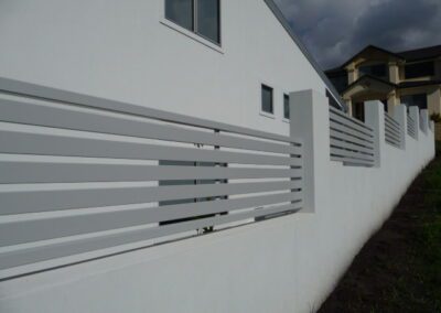 Aluminium Privacy Screens Brisbane Sunshine Coast manufacturing aluminium fence