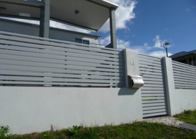 Aluminium Privacy Screens Brisbane Sunshine Coast manufacturing aluminium fence