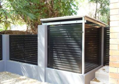 Aluminium Privacy Screens Brisbane Sunshine Coast manufacturing aluminium fence