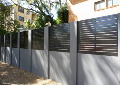 Aluminium Privacy Screens Brisbane Sunshine Coast manufacturing aluminium fence Brisbane