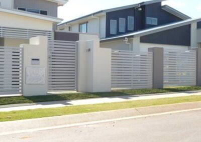 Aluminium Privacy Screens Brisbane Sunshine Coast manufacturing aluminium fence Brisbane