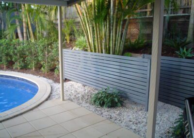 Aluminium Privacy Screens Brisbane Sunshine Coast manufacturing aluminium fence Brisbane